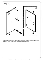 Preview for 6 page of Walker Edison AF30BELMC Assembly Instructions Manual