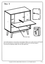 Preview for 13 page of Walker Edison AF30BELMC Assembly Instructions Manual