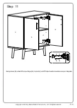 Preview for 15 page of Walker Edison AF30BELMC Assembly Instructions Manual