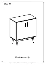 Preview for 18 page of Walker Edison AF30BELMC Assembly Instructions Manual