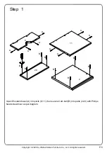 Предварительный просмотр 5 страницы Walker Edison AF30BON Assembly Instructions Manual