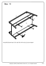 Предварительный просмотр 17 страницы Walker Edison AF30BON Assembly Instructions Manual