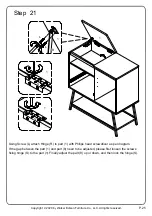 Предварительный просмотр 25 страницы Walker Edison AF30BON Assembly Instructions Manual