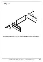 Предварительный просмотр 26 страницы Walker Edison AF30BON Assembly Instructions Manual