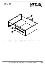 Предварительный просмотр 28 страницы Walker Edison AF30BON Assembly Instructions Manual