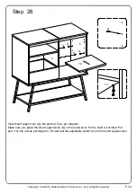 Предварительный просмотр 32 страницы Walker Edison AF30BON Assembly Instructions Manual