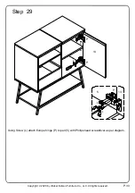 Предварительный просмотр 33 страницы Walker Edison AF30BON Assembly Instructions Manual