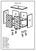 Preview for 3 page of Walker Edison AF30KEN2D Assembly Instructions Manual