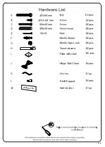 Preview for 4 page of Walker Edison AF30KEN2D Assembly Instructions Manual