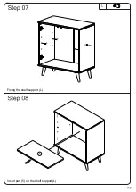 Preview for 8 page of Walker Edison AF30KEN2D Assembly Instructions Manual