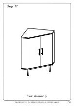 Предварительный просмотр 26 страницы Walker Edison AF30NORCRN Assembly Instructions Manual