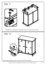 Preview for 10 page of Walker Edison AF32ALGD Assembly Instructions Manual