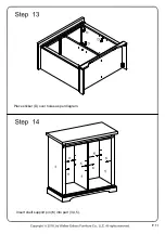 Preview for 11 page of Walker Edison AF32ALGD Assembly Instructions Manual