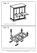 Preview for 12 page of Walker Edison AF32ALGD Assembly Instructions Manual