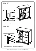 Preview for 13 page of Walker Edison AF32ALGD Assembly Instructions Manual