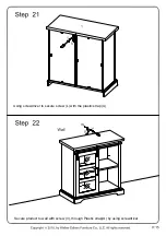 Preview for 15 page of Walker Edison AF32ALGD Assembly Instructions Manual