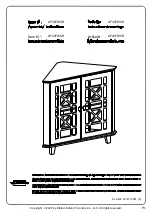 Walker Edison AF32FWCR Assembly Instructions Manual preview