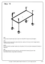 Предварительный просмотр 20 страницы Walker Edison AF32HD1D Assembly Instructions Manual