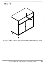 Preview for 20 page of Walker Edison AF32KGMD Assembly Instructions Manual