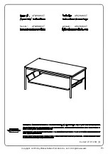 Walker Edison AF42HAMCT Assembly Instructions Manual preview