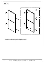 Preview for 5 page of Walker Edison AF42JACCT Assembly Instructions Manual