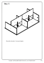 Preview for 9 page of Walker Edison AF42JACCT Assembly Instructions Manual