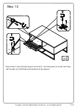 Preview for 16 page of Walker Edison AF42JACCT Assembly Instructions Manual