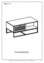 Preview for 18 page of Walker Edison AF42JACCT Assembly Instructions Manual