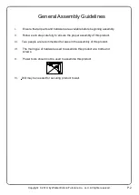 Preview for 2 page of Walker Edison AF42LWETG Assembly Instructions Manual