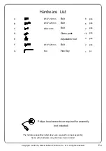 Preview for 4 page of Walker Edison AF42MDRC Assembly Instructions Manual