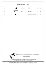 Preview for 4 page of Walker Edison AF42TILOVCT Assembly Instructions Manual