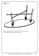 Preview for 6 page of Walker Edison AF42TILOVCT Assembly Instructions Manual