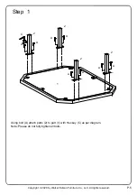 Предварительный просмотр 5 страницы Walker Edison AF44DORCT Assembly Instructions Manual