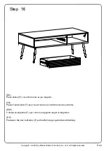 Предварительный просмотр 24 страницы Walker Edison AF44LAN1DRCT Assembly Instructions Manual