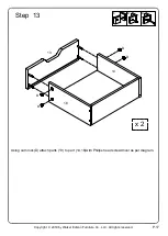 Предварительный просмотр 17 страницы Walker Edison AF44MOL2DR Assembly Instructions Manual