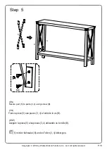 Preview for 13 page of Walker Edison AF46MXET Assembly Instructions Manual