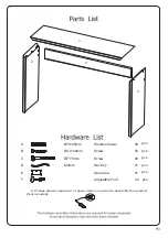 Preview for 3 page of Walker Edison AF48ALP Assembly Instructions