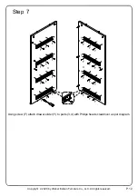 Preview for 12 page of Walker Edison AF4DRISA Assembly Instructions Manual