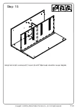 Preview for 20 page of Walker Edison AF4DRISA Assembly Instructions Manual