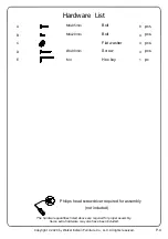 Preview for 4 page of Walker Edison AFVET2DRCT Assembly Instructions Manual