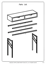 Предварительный просмотр 3 страницы Walker Edison AFVET2DRET Assembly Instructions Manual