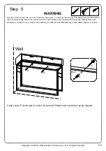 Предварительный просмотр 9 страницы Walker Edison AFVET2DRET Assembly Instructions Manual