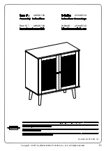 Walker Edison AFWDRT2D Assembly Instructions Manual preview