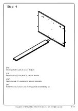 Preview for 13 page of Walker Edison AFWDRT2D Assembly Instructions Manual