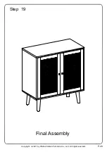 Preview for 28 page of Walker Edison AFWDRT2D Assembly Instructions Manual