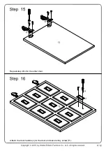 Preview for 12 page of Walker Edison AH52APC Assembly Instructions Manual