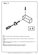 Preview for 17 page of Walker Edison ARUM2F Assembly Instructions Manual