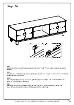 Preview for 22 page of Walker Edison ARUM2F Assembly Instructions Manual