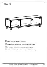 Preview for 23 page of Walker Edison ARUM2F Assembly Instructions Manual