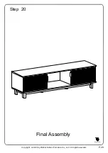 Preview for 28 page of Walker Edison ARUM2F Assembly Instructions Manual